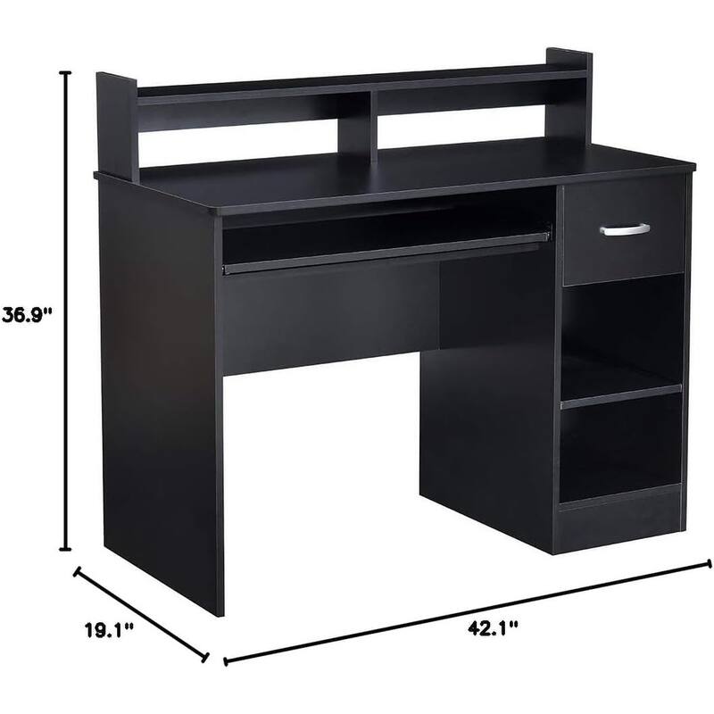 Computer Keyboard Tray and Drawer Small Home Office Bedroom, Homework and School Studying
