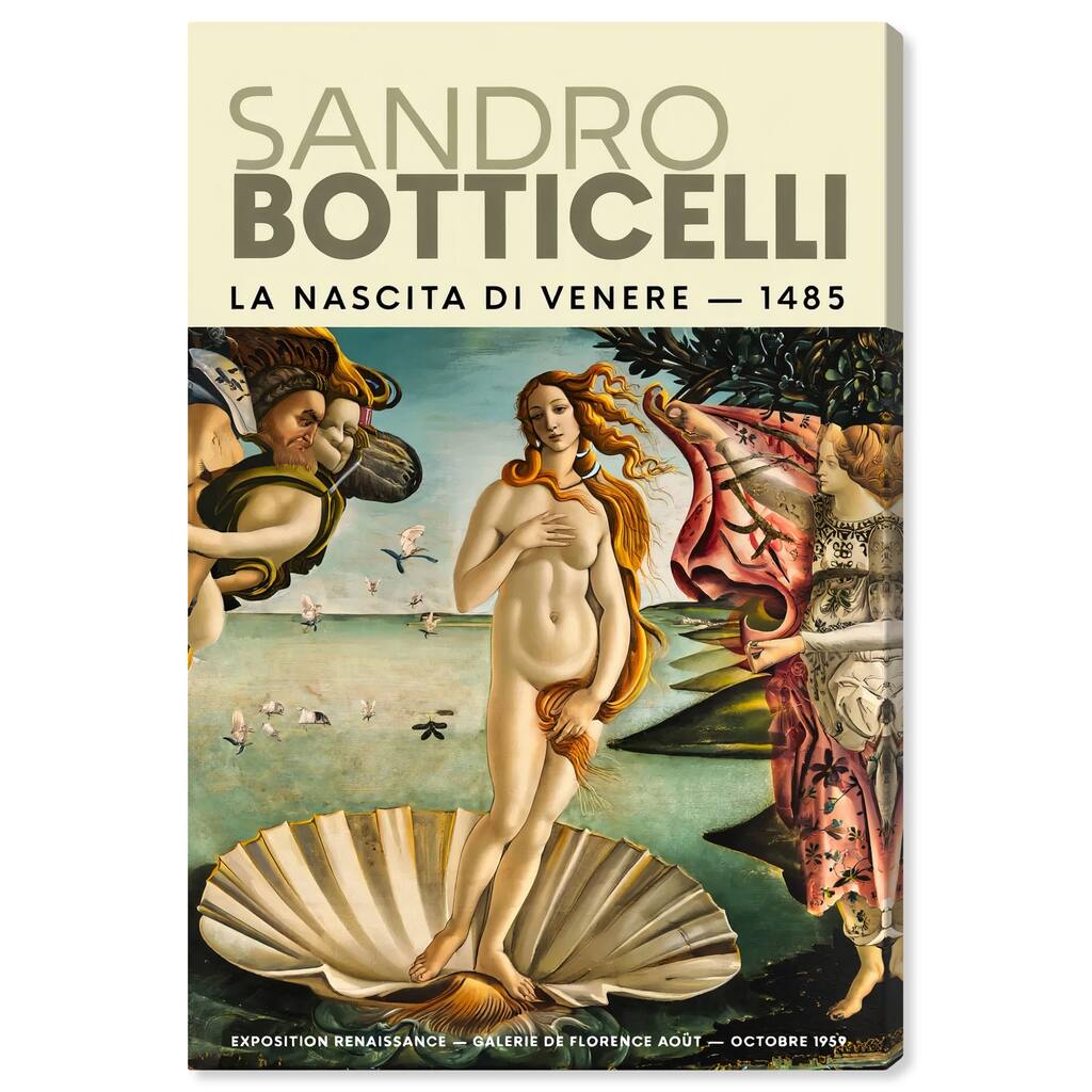 Renaissance Birth of Beauty Canvas by Art Remedy, Gallery Wrapped