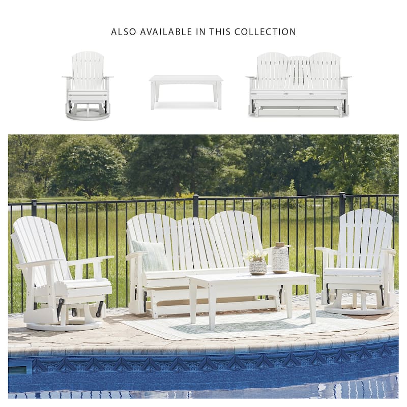 Signature Design by Ashley Hyland wave Outdoor Coffee Table - 44.13" W x 24" D x 18.13" H