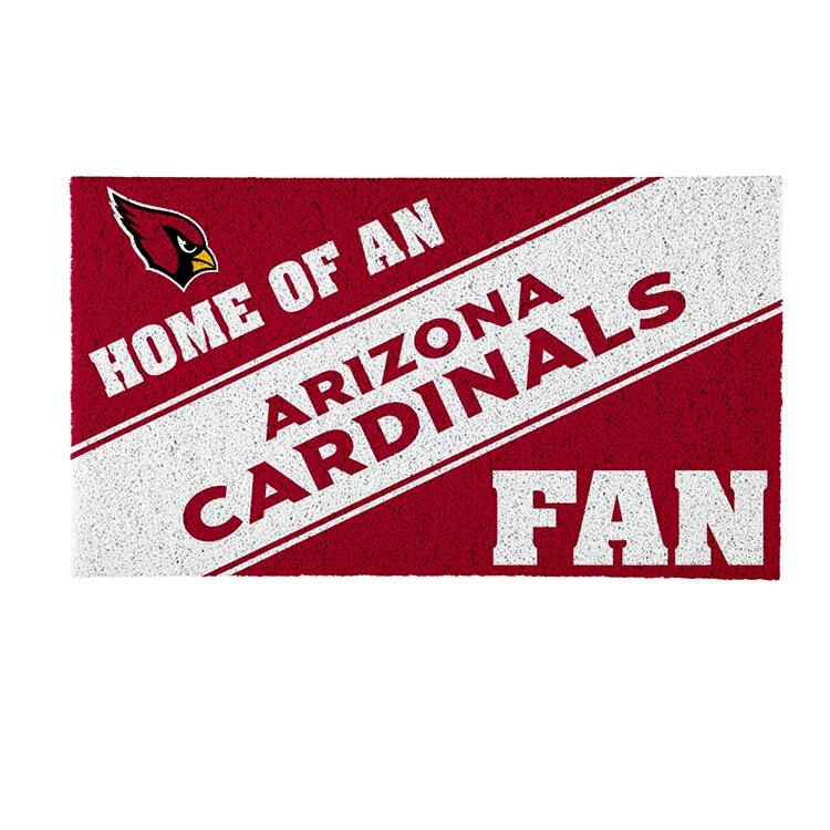Arizona Cardinals PVC Door Mat - Multi-Color
