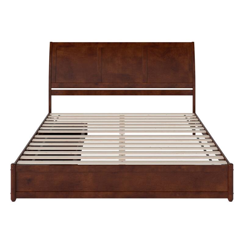 Andorra Platform Bed with Panel Footboard and Storage Drawers