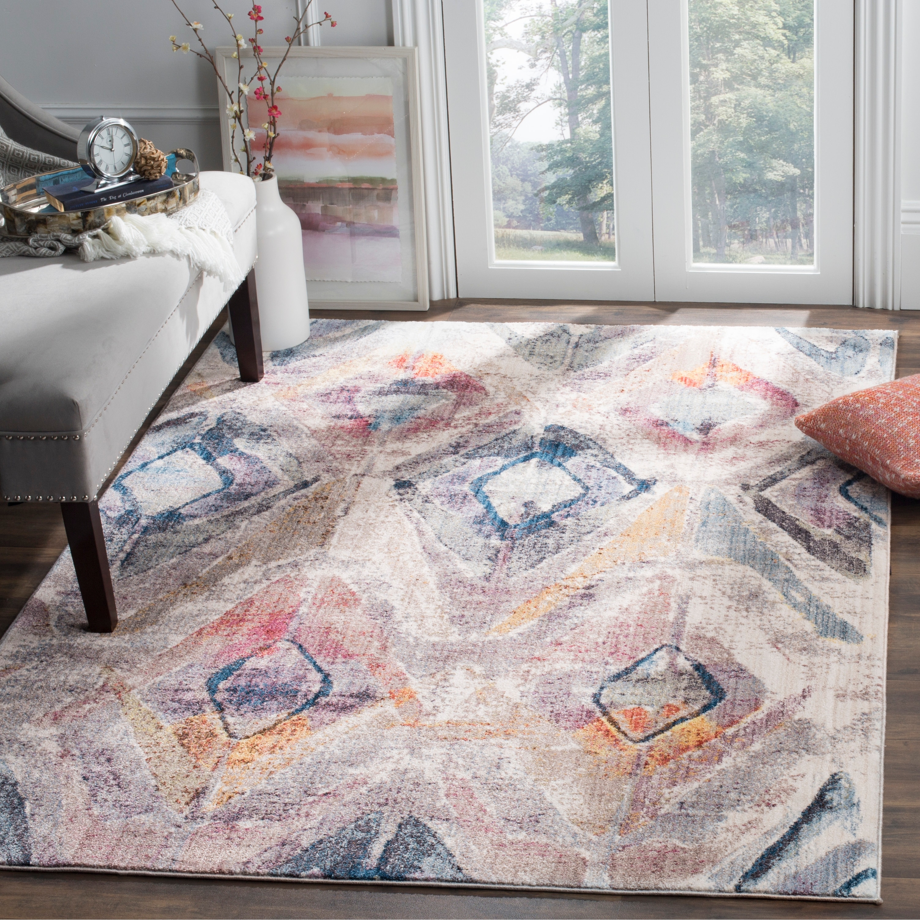 SAFAVIEH Bristol Fraukea Vintage Boho Oriental Polyester Rug