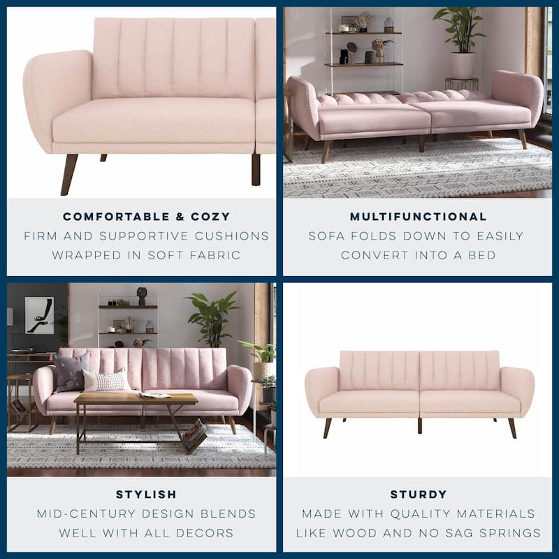 The Novogratz Brittany Futon Sofa Bed