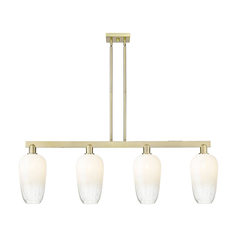 Innovations Lighting Urban Downtown - Brookhaven Flute - 4 Light 48" Stem Hung Island Light