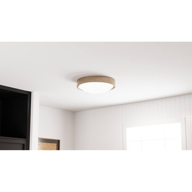 Grendelle 3-Light Bronze Gold Flush Mount