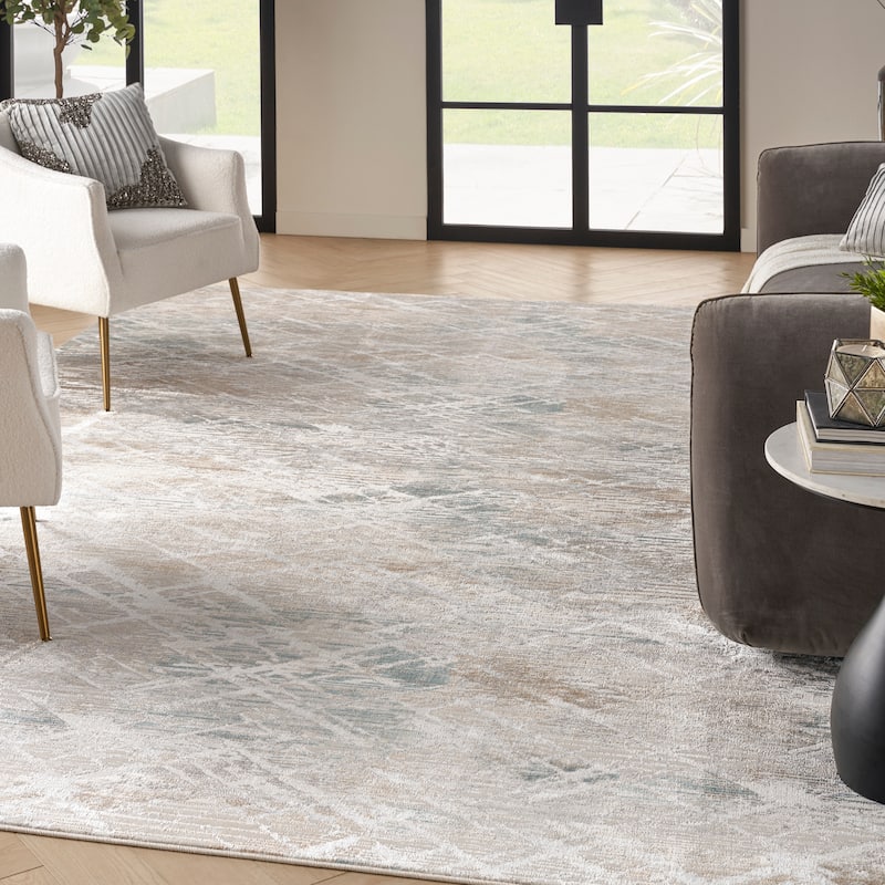 Nourison Glam Indoor Abstract Area Rug