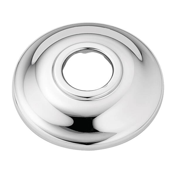 slide 2 of 8, Moen 2-1/2" Diameter Shower Arm Flange Chrome