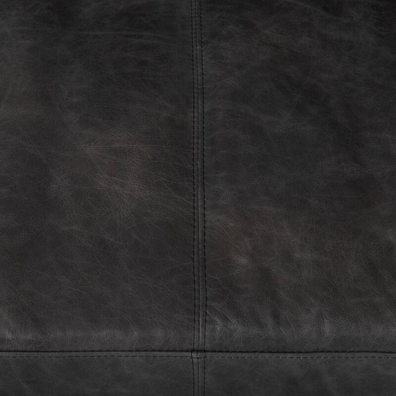 Cochrane II Brown Genuine Leather Sofa - 82.0L x 33.0W x 32.3H