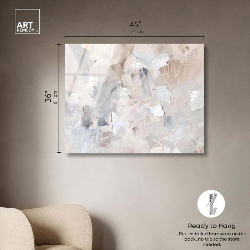 Soft Colors Fade II Acrylic by Art Remedy, Ready to Hang