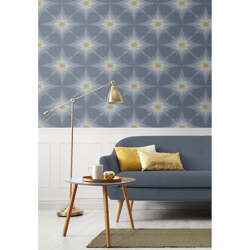 Seabrook Designs North Star Non-Woven Unpasted Wallpaper