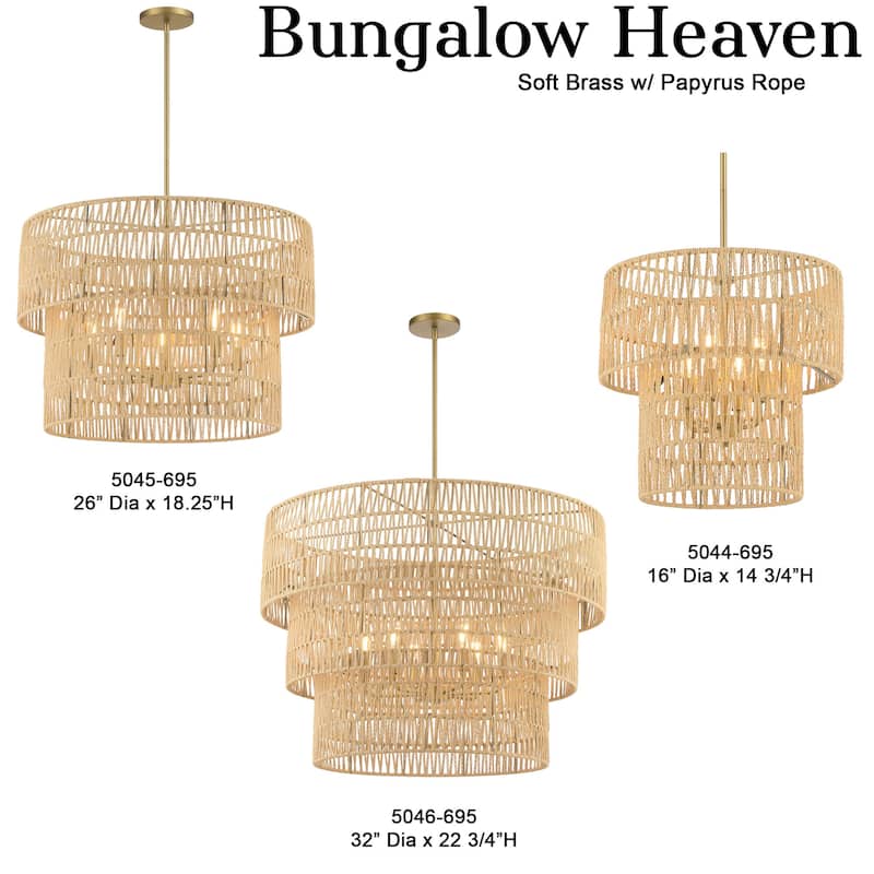 Minka Lavery 5045 Bungalow Heaven 5 Light 26" Wide Multi Light Pendant