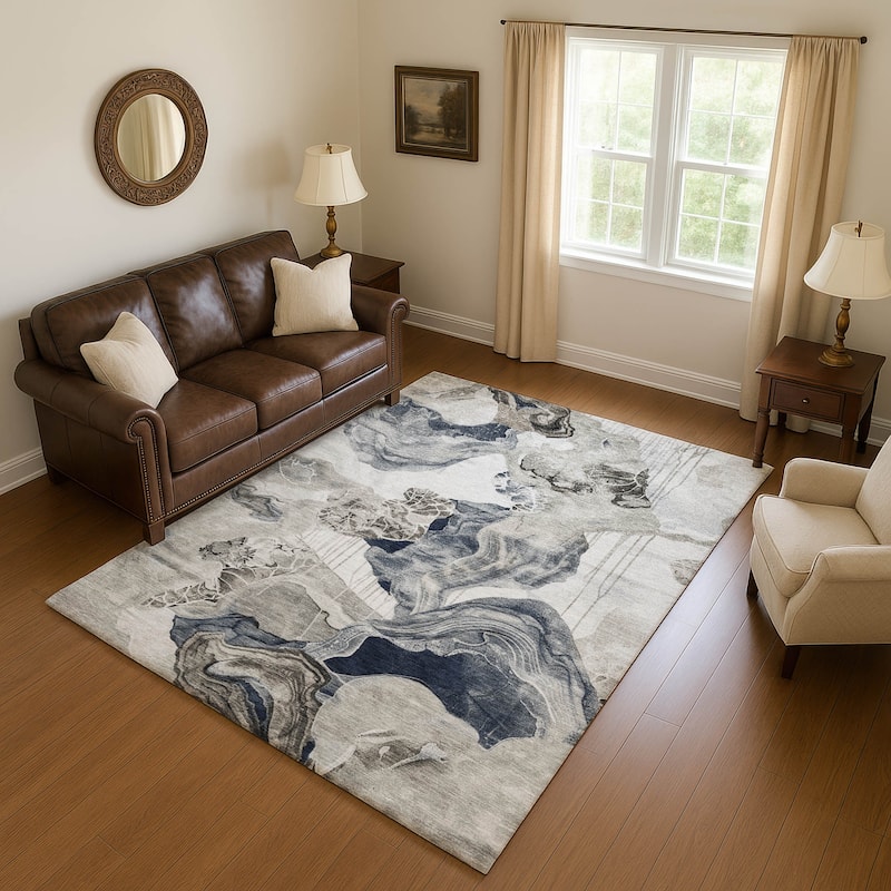 Premium Washable Super Soft Modern Glaze Mayfield Rug - Ivory - 8' x 10'