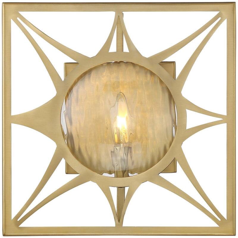 Savoy House 9-5064-1 Balfour 12" Tall Bathroom Sconce - Warm Brass