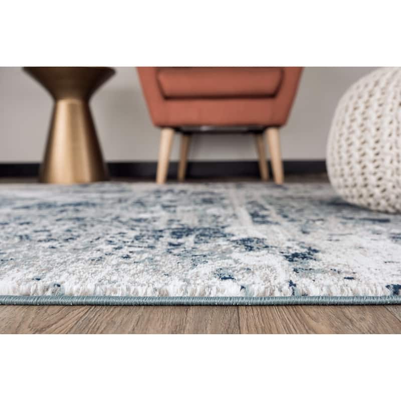 World Rug Gallery Modern Abstract Shades Area Rug