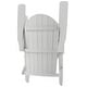 preview thumbnail 11 of 85, Vineyard HIPS Outdoor Folding Eco-Friendly All Weather Seashell Adirondack Chairs (12-Piece Conversation Set)