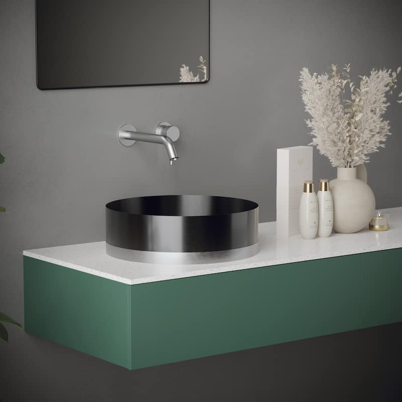 Karran Cinox Stainless Steel Round Vessel Sink