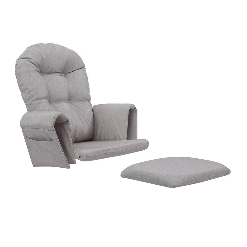 Joy Glider Rocking Chair Replacement Cushions Set, Beige - N/A - TAUPE SWIRL