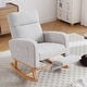 preview thumbnail 74 of 105, HOMYKA Rocking Chair for Nursery with Footrest