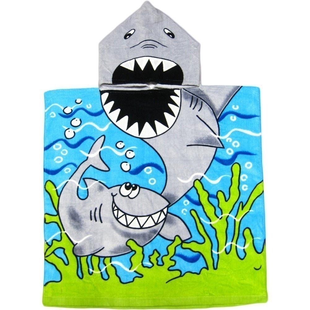 shark kids towel