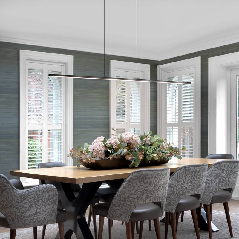 Minimalist Modern Dimmable Kitchen Island Light Linear Chandelier