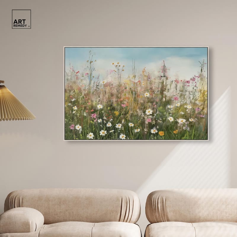 Glimmering Glade Garden I Canvas by Art Remedy
