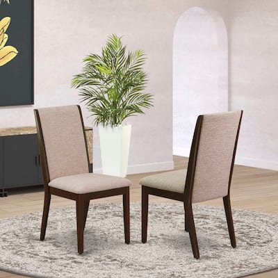 Parsons Chair with Mahogany Legs, Dining Room Accent, Stylish Living Room Seating - 20