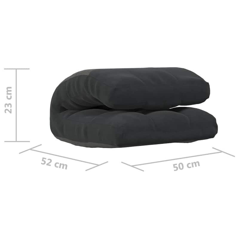 vidaXL Floor Chair Lounge Chair Chaise Lounge Folding Floor Lounger Fabric