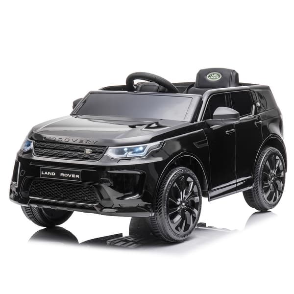 slide 2 of 24, 12V Kids Ride On Car 3-8,Licensed Land Rover Kids Electric Car,Kids Electric Car with Parent Remote Control, Kids Gifts Black