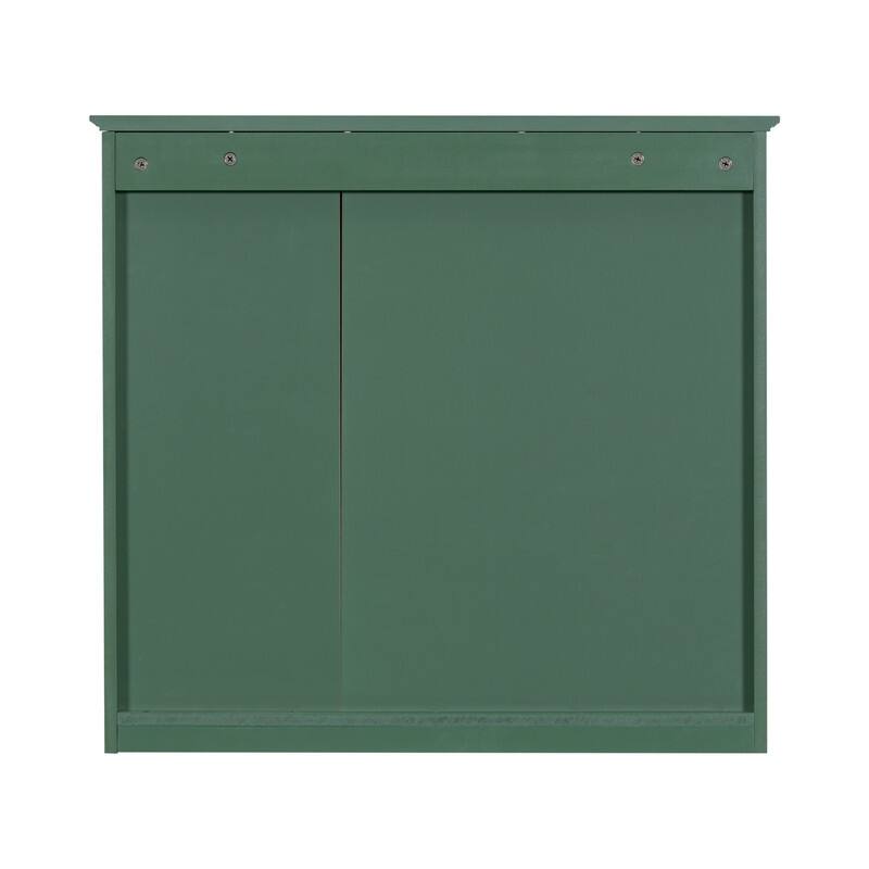 30'' x 28'' Wall Mounted Storage Cabinet for Bathroom,Mirror Cabinet with 3 Open Shelves