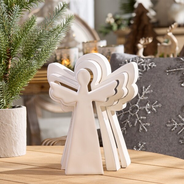 エンジェルベル Wood Angel Nesting Display (Set of 2) - Bed Bath & Beyond - 40833468