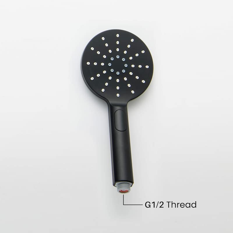 Circular 3 Settings ABS Handheld Shower Head