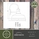 preview thumbnail 7 of 15, Dorado Bronze Motion Sensor Dusk to Dawn Farmhouse Barn Dark Sky Outdoor Wall Light