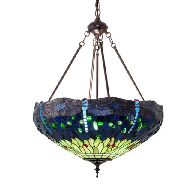 Meyda Tiffany 232781 3 Light 22" Wide Pendant - Mahogany Bronze