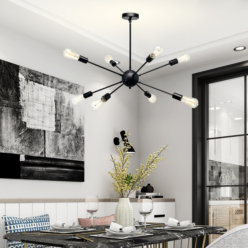 Sputnik style chandelier deals