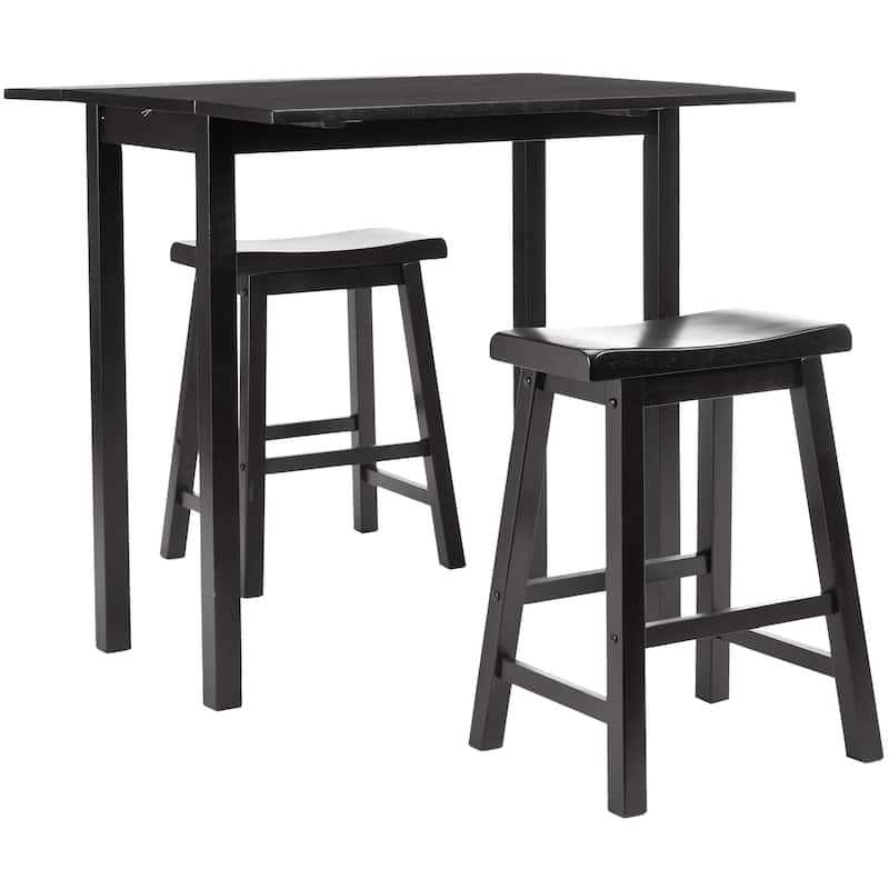 SAFAVIEH Graham 3-Piece Counter-Height Set Pub Table - 36"W x 36"D x 36"H