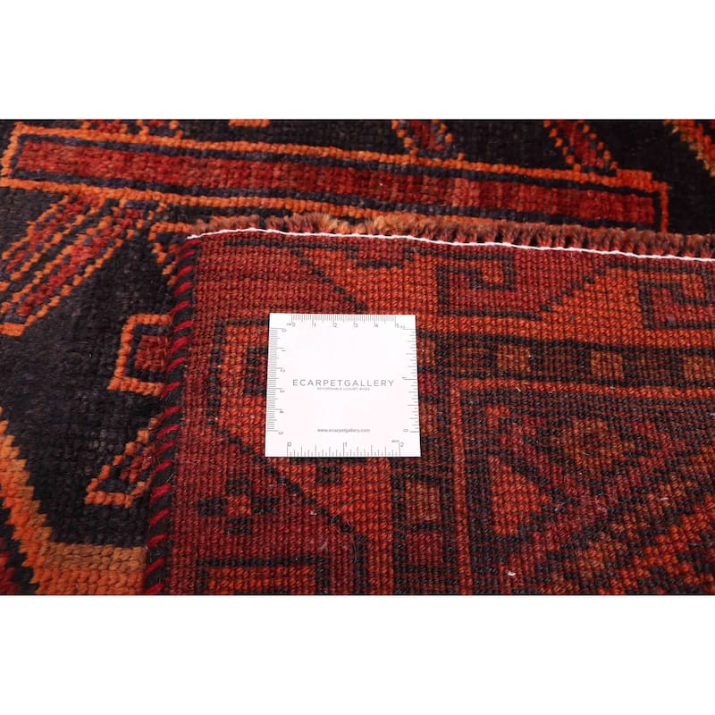 ECARPETGALLERY Hand-knotted Melis Vintage Red Wool Rug - 5'10 x 7'3
