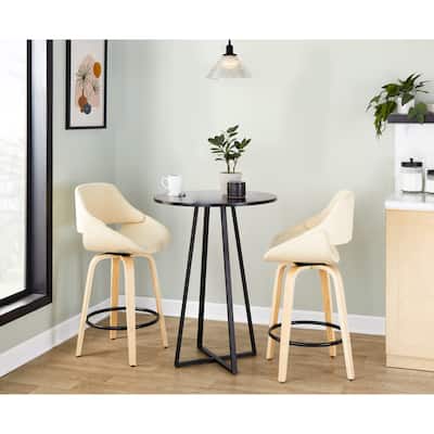 Silver Orchid Pugo 36" Counter Height Table
