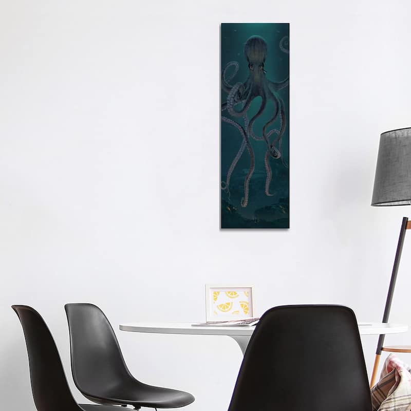 iCanvas "Giant Octopus" by Vincent Hie Canvas Print - 48x16x1.5