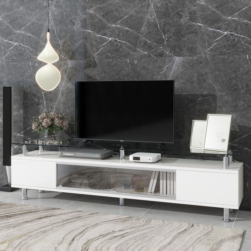 Marble tv stand on sale 65 inch