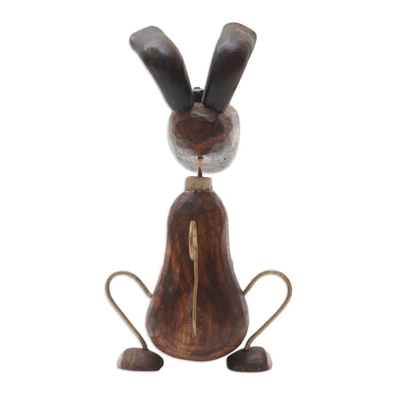 Novica Handmade My Best Friend Wood Statuette