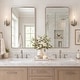 preview thumbnail 4 of 26, LNC Modern Farmhouse Clear Glass Wall Sconce Black Gold Silver Bathroom Vanity Lighting - W 4.7" x H 9.6" x D 4.5"