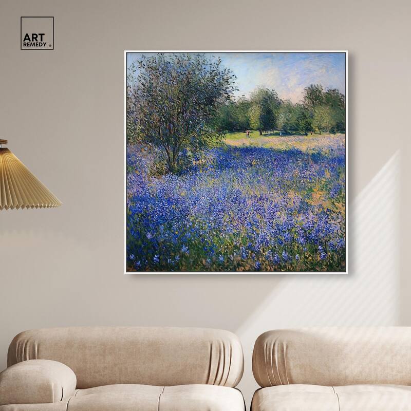 Bluebonnet Meadow I Canvas by Art Remedy