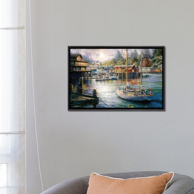 iCanvas "Harbor" by Nicky Boehme Framed