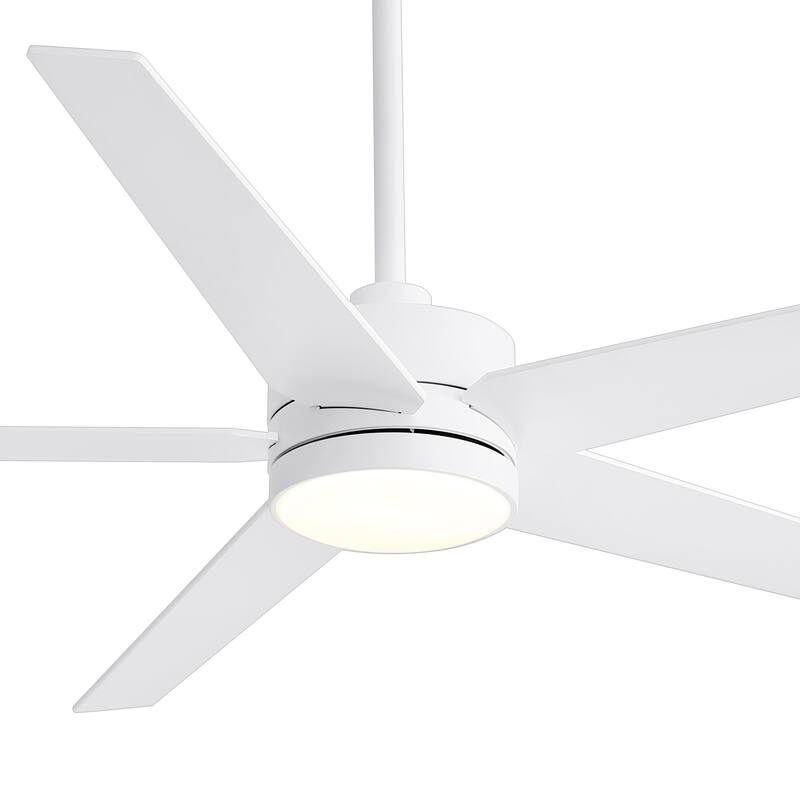 65 in. Integrated LED Indoor Ceiling Fans with Light and Remote Control Included