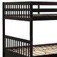preview thumbnail 17 of 16, Minimalist Design Wooden Detachable Full Over Full Bunk Bed with Trundle Bed