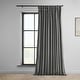 preview thumbnail 42 of 58, Exclusive Fabrics Extra Wide Heritage Plush Velvet Room Darkening Curtain (1 Panel) 100 X 108 - Destiny Grey