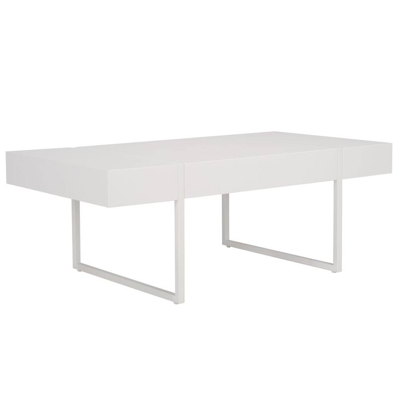 SAFAVIEH Tristan Modern Rustic Rectangular Coffee Table - 43.3" W x 23.6" L x 15.7" H - 43.3" W x 23.6" L x 15.7" H