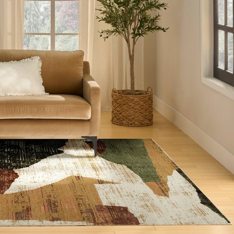 Nourison Nordic Indoor only Abstract Area Rug