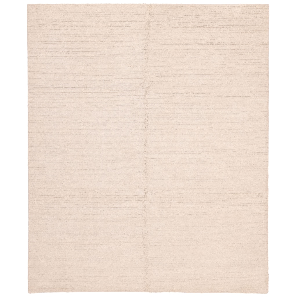 ECARPETGALLERY Hand-knotted Looma Light Grey Wool Rug - 8'3 x 10'0