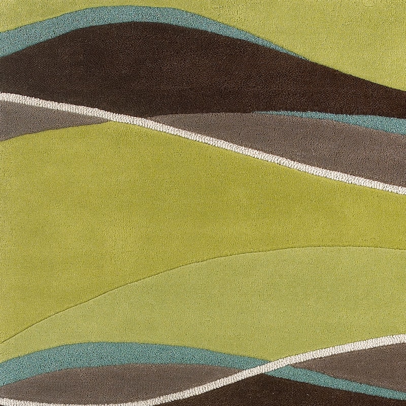 Domani Rugs Eternity Ocean Landscapes Textured High-low Wool Area Rug